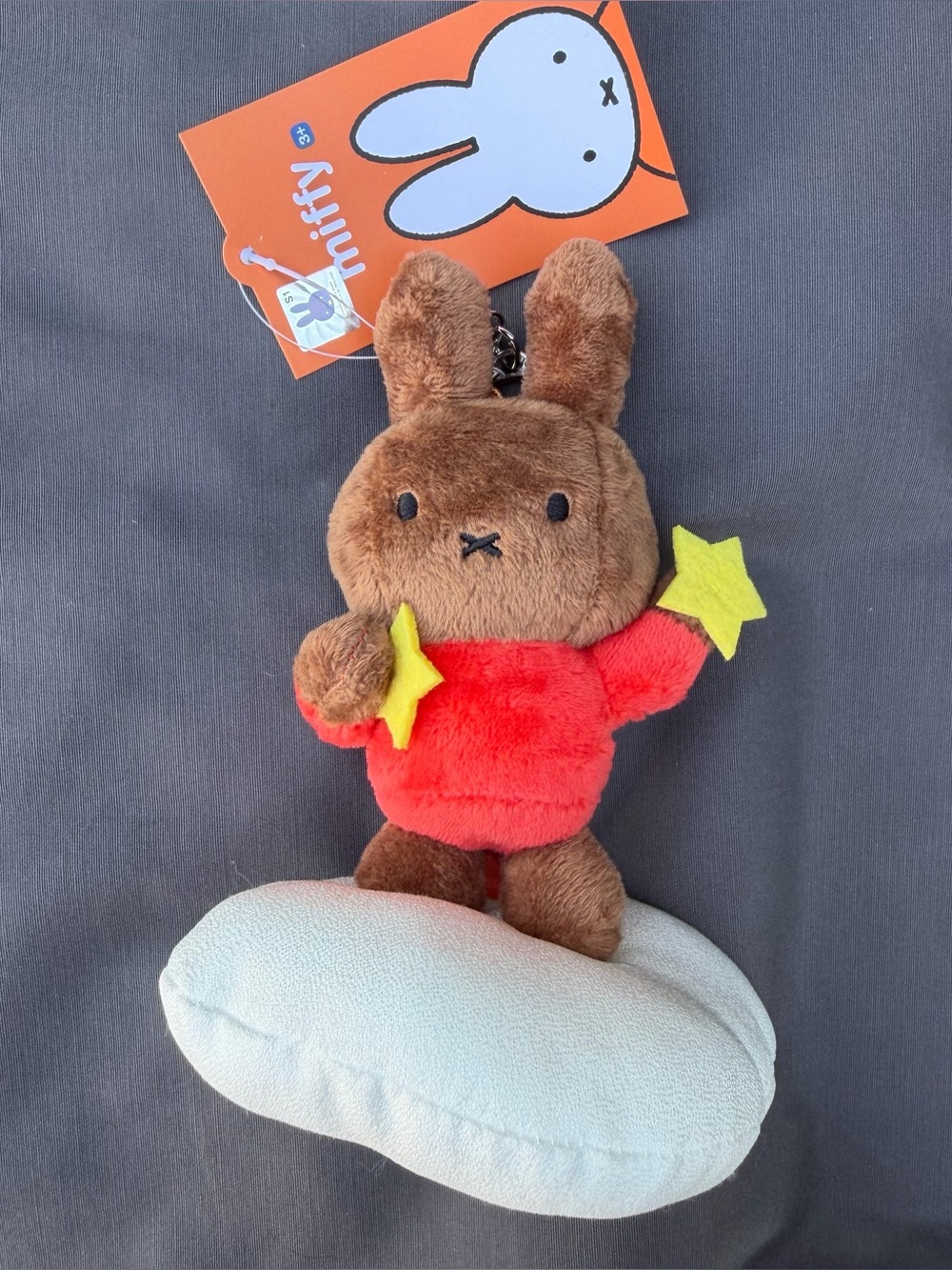 Korean  Exclusive Miffy with stars and cloud Plush /keychain